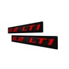 ERPART 6.2 LT1 RED on Black Highly Polished Real Aluminum