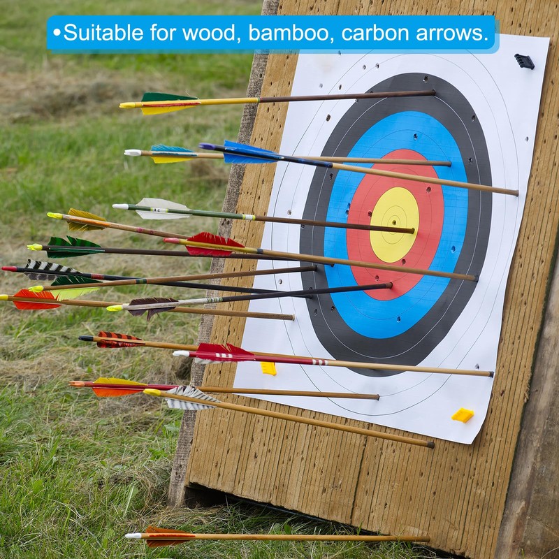 PATIKIL Arrows Vanes 5 Inch, 25 Pack Right Wing Arrow