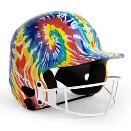 RIP-IT | Vision Pro Softball Batting Helmet | Tie-Dye | Lightweight Womens Sport Equipment