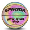 In The Dark Reflective Basketball - Rainbow Size 7 (29.5)