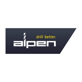 ALPEN 100802100 Carbide Universal Drill Bit Set Professional Multicut 1/4 Inch Hex Shank 4-10 mm 6-Piece Set Silver