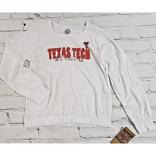 Team Athletics Texas Tech Red Raiders Girls LS Pullover Tee