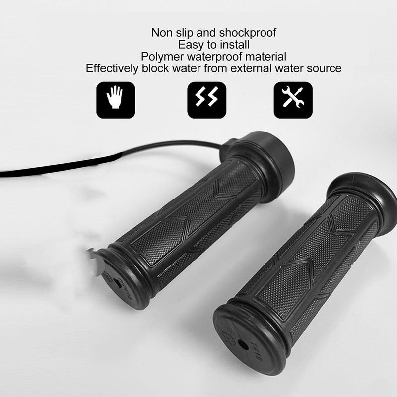 1 Pair of Bicycle Handle Electric Bike Lithium Battery Power