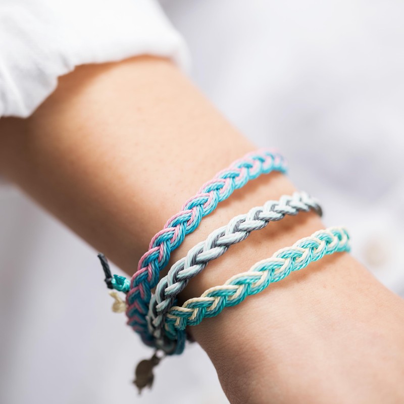KoaKoa Original Braid Sea Turtle Tracking Bracelet, helps save sea
