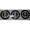 ROLLERGAMES CHROME PINBALL POP BUMPER DECALS METAL-MODS
