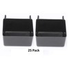 Small Plastic Black PegBoard Storage/Part Bins (25)
