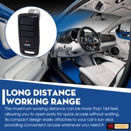 Upgraded 2X O3T-BX for Overhead Door Remote, for Overhead Garage Door Opener Remote, Compatible with Genie Garage Door Opener Remote G3T-R O3T-A 315/390MHZ, for Genie Garage Door Remote