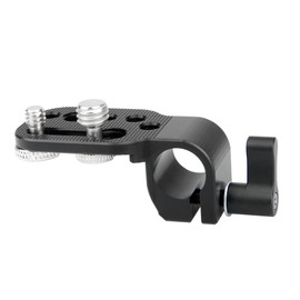 NICEYRIG Mini Montageplatte mit 15mm Stangenklemme zum Anbringen des Monitor EVF Drahtlosen Empfängers