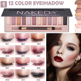 All in One Makeup Kit for Women & Teens - Full Cosmetics Kit with Everything for Beginners & Professionals - 12-Shimmer
