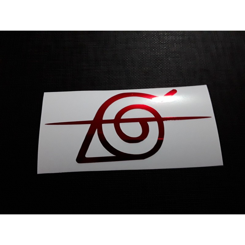 Naruto Itachi's Scratched Head Band Symbol Sticker Vinyl Decal Waterproof