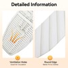PIAOCAIYIN Folding Ironing Board, 180°Swivel Foldable Space Saving Full Size