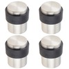Door Stop Floor Mounted Concealed Fixing Flat Top Satin Stainless