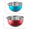 Colleta Home Colorful Mixing Bowl- 4 Pc Set- Stackable Nesting