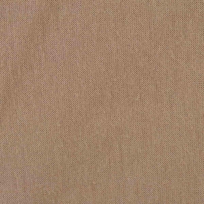 Plain 50% Cotton Blend Jersey Snood Scarf, Beige