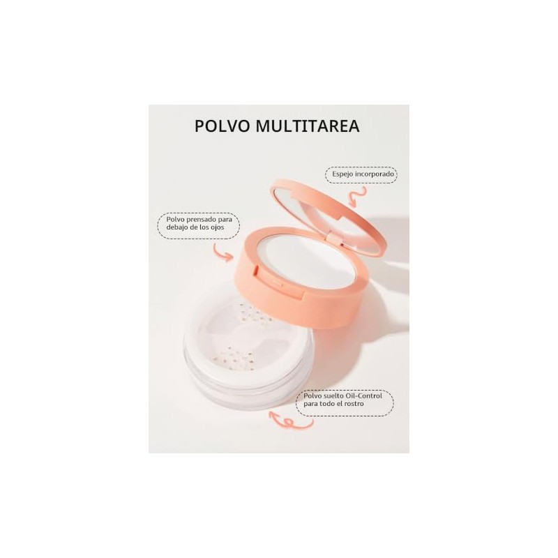 SHEGLAM Insta-ready Dúo de Polvos Fijador Para Rostro-Translucent