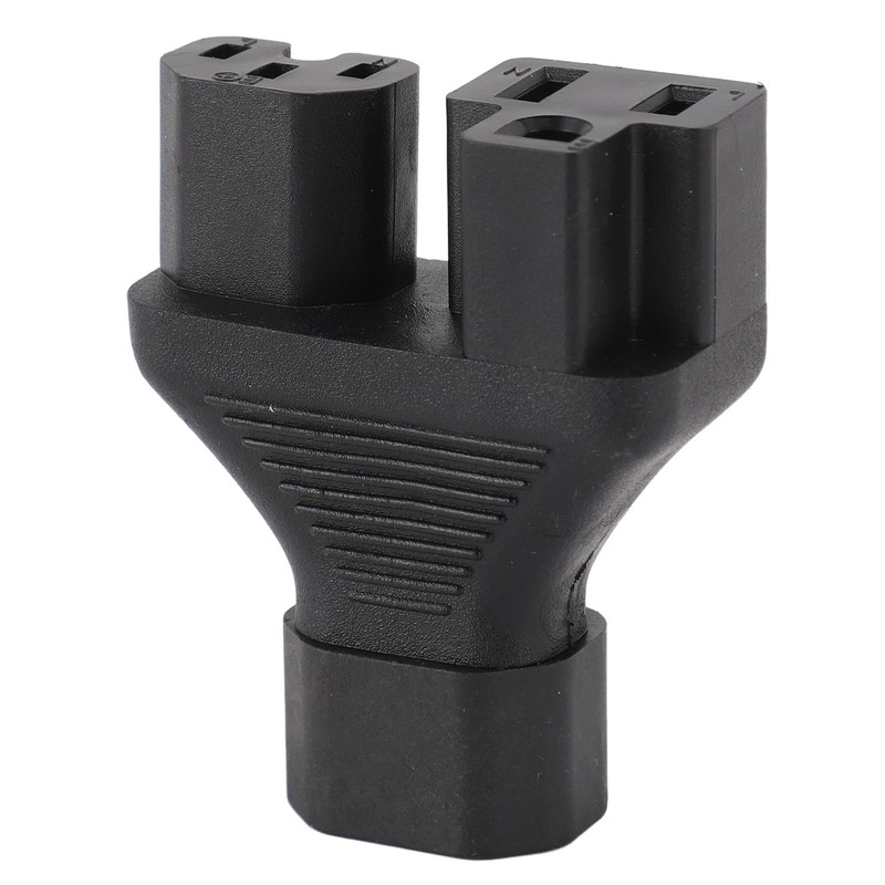 IEC320 C14 to C13 and 5‑15R Power Adapter Male to