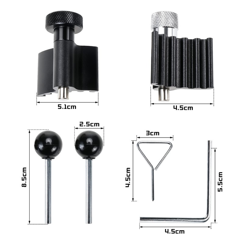 BOOMSTART 6 Pcs Diesel Engine Timing Tool Kit Locking Tool