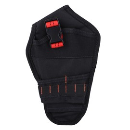 Portable Electric Drill Holder Oxford Storage Bag Holster Tool Pocket Pouch(Red Braid)