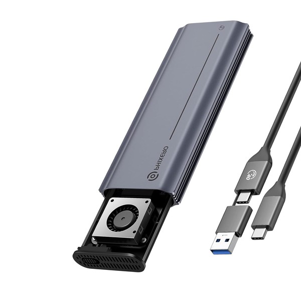 PHIXERO PhiBox pro 40Gbps SSD Enclosure with Cooling Fan, Tool-Free