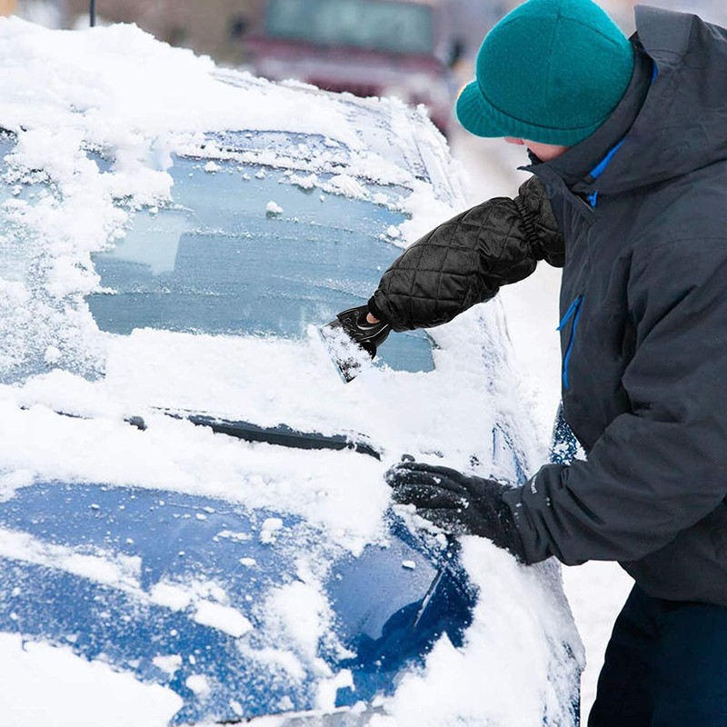 ESTOVE Car Ice Scraper, Snow Scraper Tool with Warm &