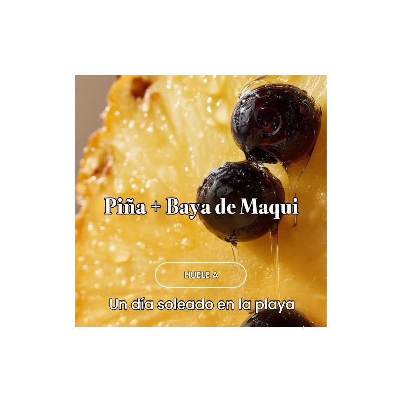 RAW SUGAR Pineapple Maqui Berry Reviver Gel de Ducha Hidratante