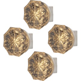 GE SleepLite Jewel LED Night Light, Plug-in, Always on, Amber, UL-Certified, Energy Efficient, Ideal Nightlight for Bedroom, Bathroom, Nursery, Hallway, Kitchen, 85881, 4 Pack