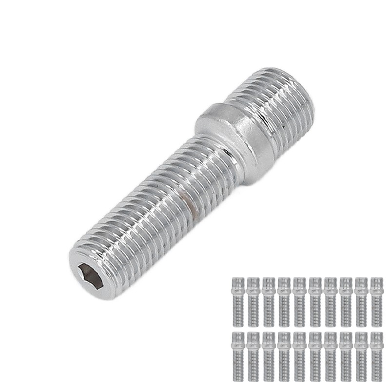 20Pcs Wheel Stud Conversion Screw Adapter 32mm Shank for TT