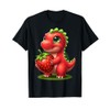 Cute Strawberry Summer Fruit Lover Dinosaur T Rex Boys Girls