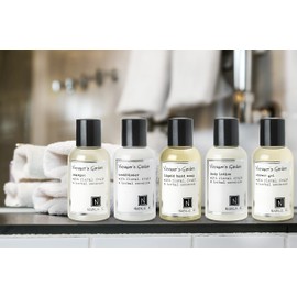 Nabila K Voyager's Garden Travel Collection, Shampoo, Conditioner, Shower Gel, Body Lotion, Liquid Hand Soap, TSA Approved, 2 ounces