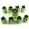 Vegetable Cutter Shapes Set 9 Pcs Mini Cookie Cutters for