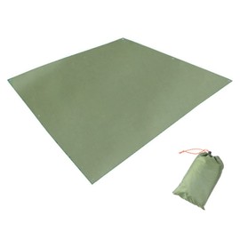 TRIWONDER Camping Tarp Tent Footprint Waterproof Groundsheet Tent Mat Shelter Sunshade for Hiking Backpacking Beach Picnic (Green, 7 x 7 ft)