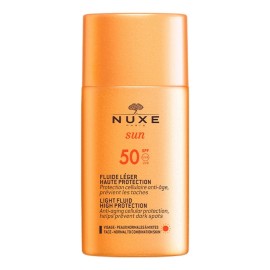 Nuxe Sun - Emulsión Ligera Spf 50 Hidrata Protege Y Broncea