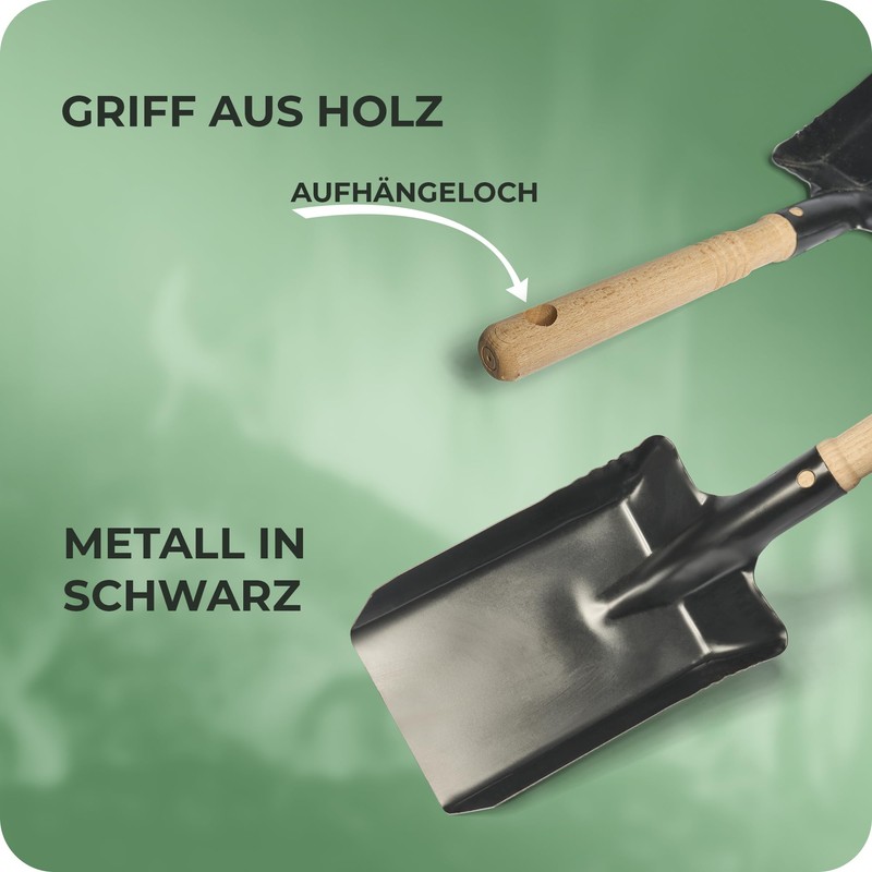 Coal shovel, charcoal spoon, ash shovel shovel, fireplace, oven scoop.,
