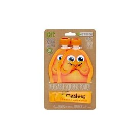 LITTLE MASHIES Reusable Squeeze Pouch 130ml 2 pack