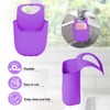 Minicoco Kitchen Sink Sponge Holder for Storing Cleaning Small Items