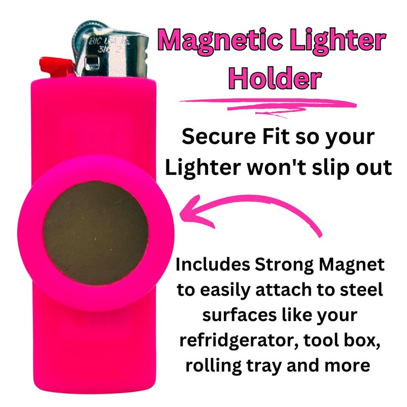 Magnetic Lighter Holder Case Sleeve for BIC Lighters | Strong