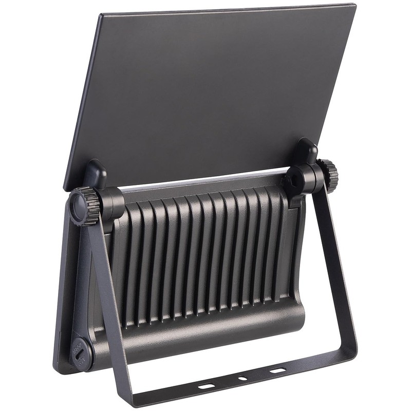 Luminea LED Floodlight: Solar LED Wall Floodlight with Motion Sensor,