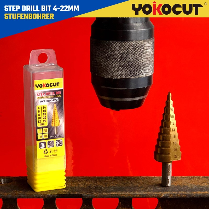 Step Drill Bit HSS Titanium Step Drill Bit For Metal