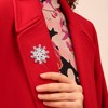 KristLand - Elegante broche para boda, diseño de flor de