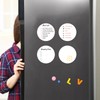 Reusable Dry Erase Sticky Notes Round Whiteboard Stickers with 2