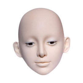 Milageto Eyelash Extension Mannequin Head Makeup Practice Head Easy to Clean Soft Cosmetology Doll for Stylist Beginners Salon Indoor