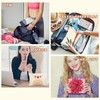 12 Bolsas de Cosméticos Bohemios Neceser de Maquillaje Arcoíris Estuche