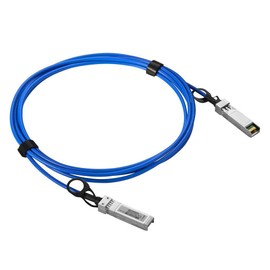 Macroreer 10G SFP+ DAC Cable SFP, cable pasivo de cobre de conexión directa SFP para Ubiquiti, cable de 10 GbE SFP Twinax de color azul, 0,5 metros (1 pies), para Ubiquiti, Cisco, Mikrotik, Netgear,