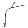 Double Head LED Desk Lamp 3 Colors Stepless Dimmable Flexible