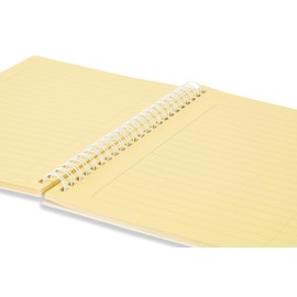 Crossbow Education Tinted A5 Spiral Bound Notebook - Dyslexia & Visual Stress Friendly (Yellow)