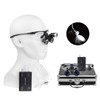 3.5X 420mm Surgical Binocular Loupes Head Light Blue Aluminum Box