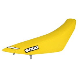 Enjoy MFG 2001 - 2024  SUZUKI DRZ 125 SEAT COVER by Enjoy MFG ALL Yellow GRIPPER Logo #170