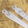 eMagTech 2Pcs Wedge Feeler Gauge Taper Gap Gauge Taper Welding