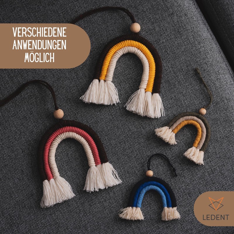 Ledent Macrame Yarn (1 mm, 10 x 65 m, Set