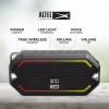 Altec Lansing Portable Black Bluetooth Speaker Waterproof with LED Lights